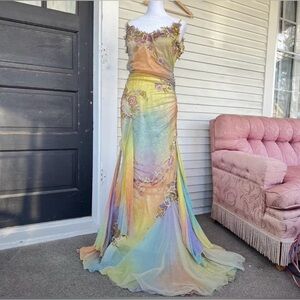 ISO Cache formal dress fairycore rainbow dress
